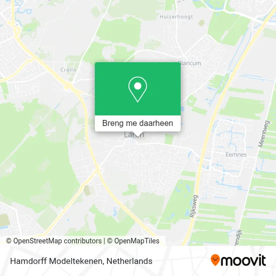 Hamdorff Modeltekenen kaart