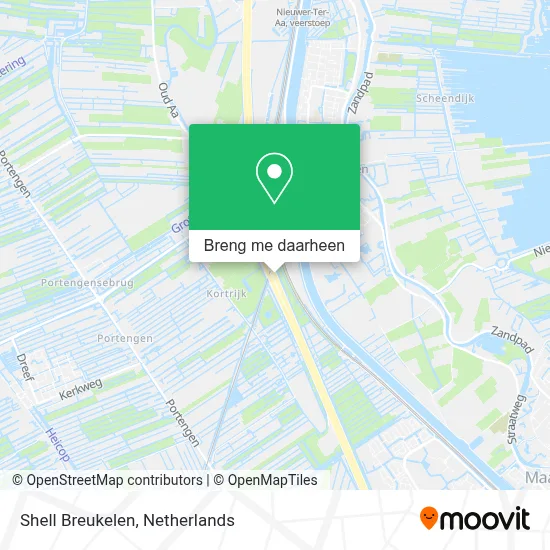 Shell Breukelen kaart