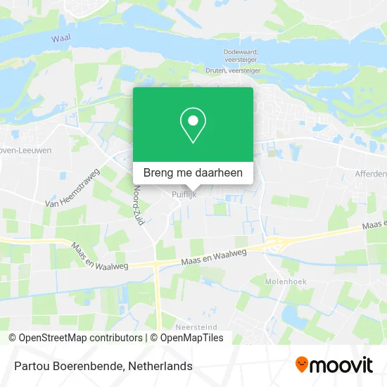 Partou Boerenbende kaart