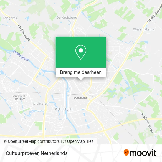Cultuurproever kaart