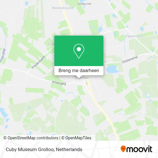 Cuby Museum Grolloo kaart