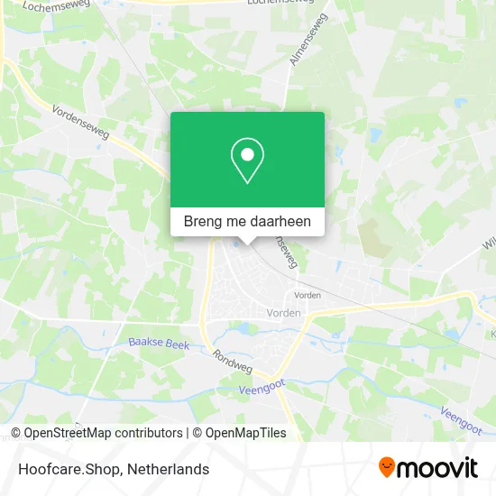 Hoofcare.Shop kaart