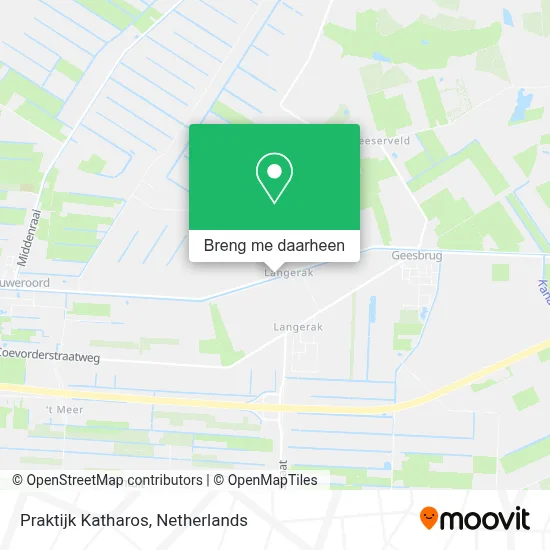 Praktijk Katharos kaart