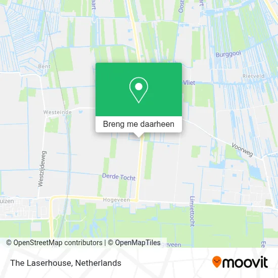 The Laserhouse kaart