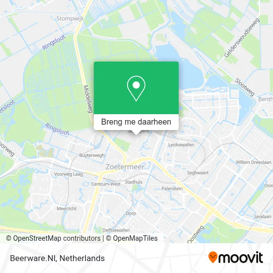 Beerware.Nl kaart