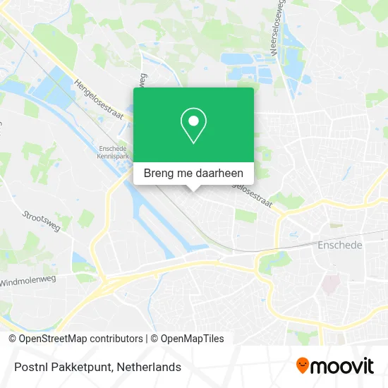 Postnl Pakketpunt kaart