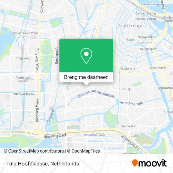 Tulp Hoofdklasse kaart