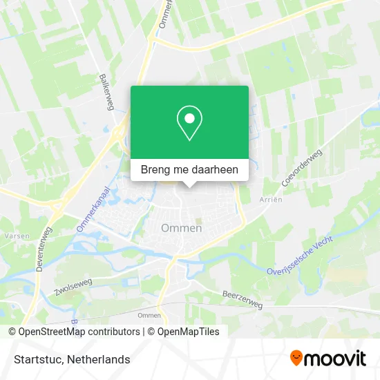 Startstuc kaart
