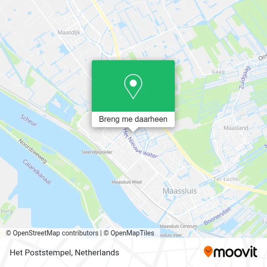 Het Poststempel kaart