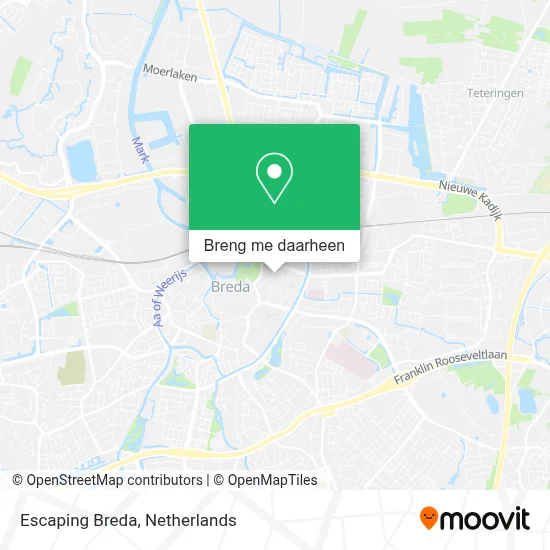 Escaping Breda kaart