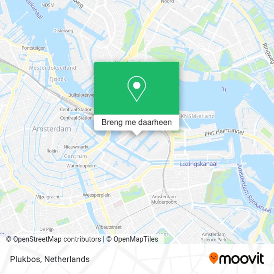 Plukbos kaart