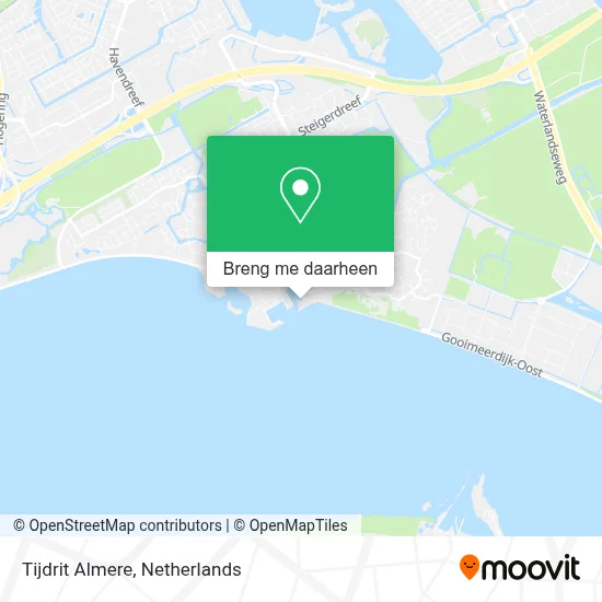 Tijdrit Almere kaart