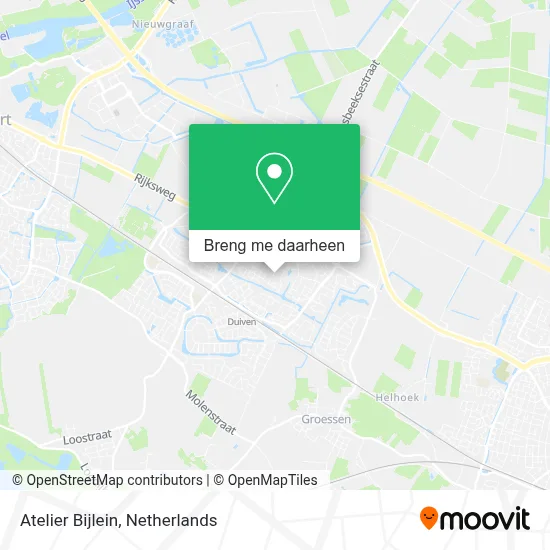 Atelier Bijlein kaart