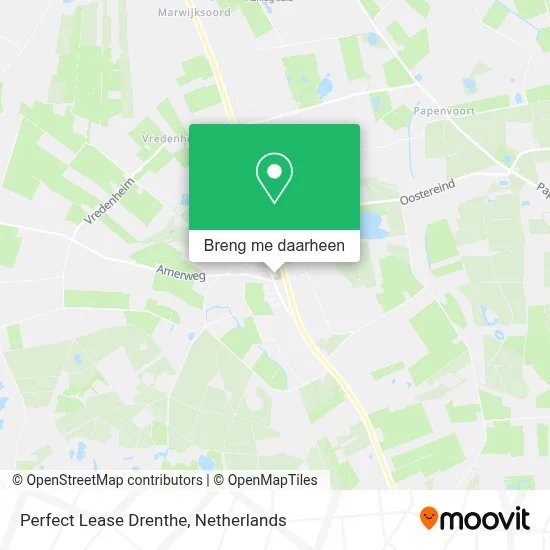 Perfect Lease Drenthe kaart