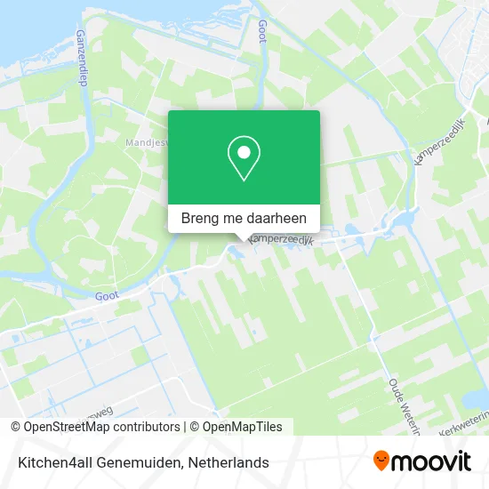 Kitchen4all Genemuiden kaart