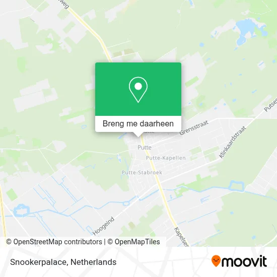 Snookerpalace kaart