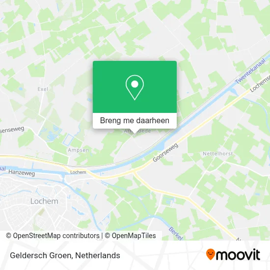 Geldersch Groen kaart
