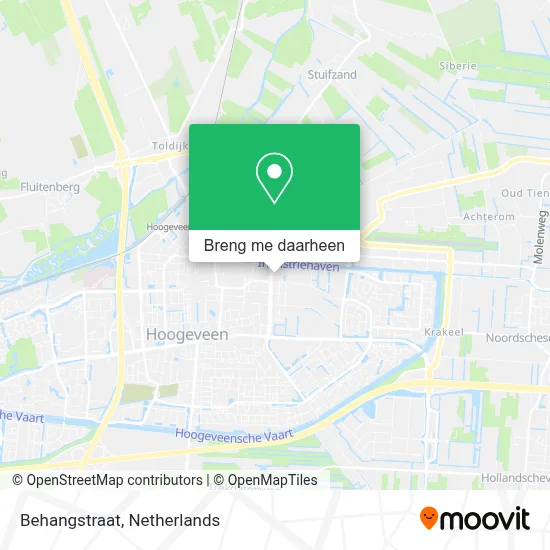 Behangstraat kaart