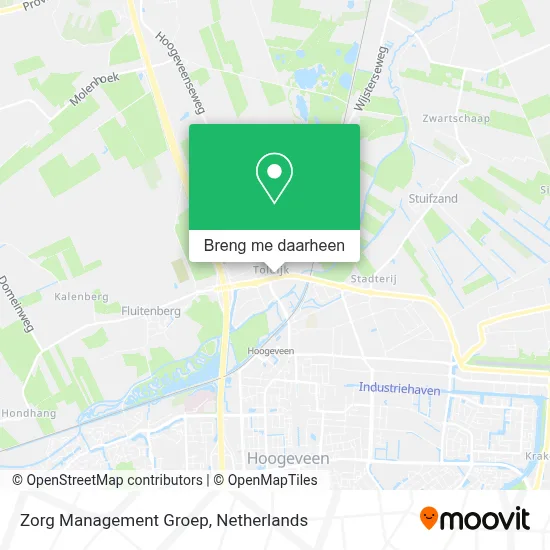Zorg Management Groep kaart