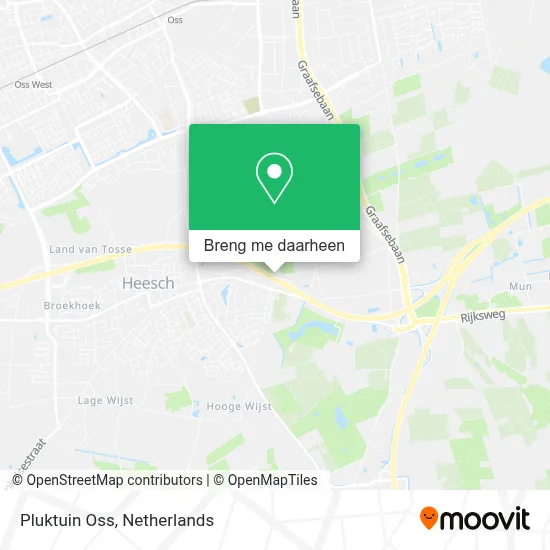 Pluktuin Oss kaart