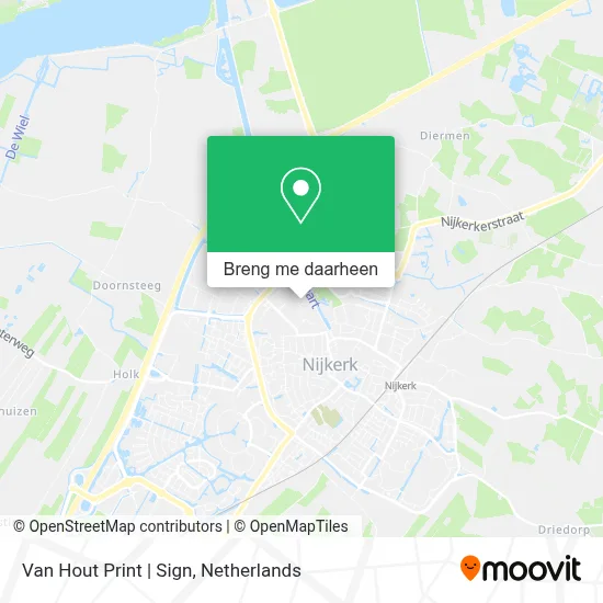 Van Hout Print | Sign kaart