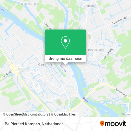 Be Pierced Kampen kaart