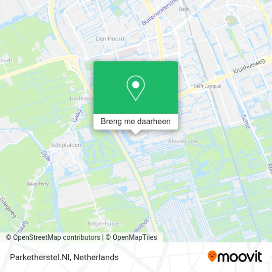 Parketherstel.Nl kaart