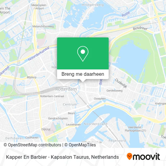Kapper En Barbier - Kapsalon Taurus kaart