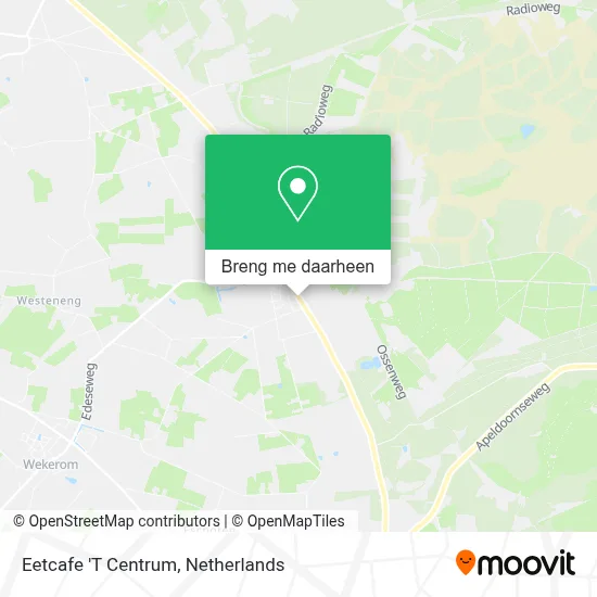 Eetcafe 'T Centrum kaart