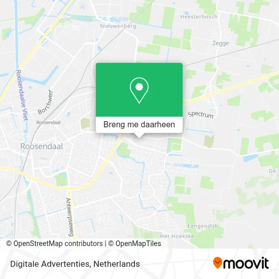 Digitale Advertenties kaart