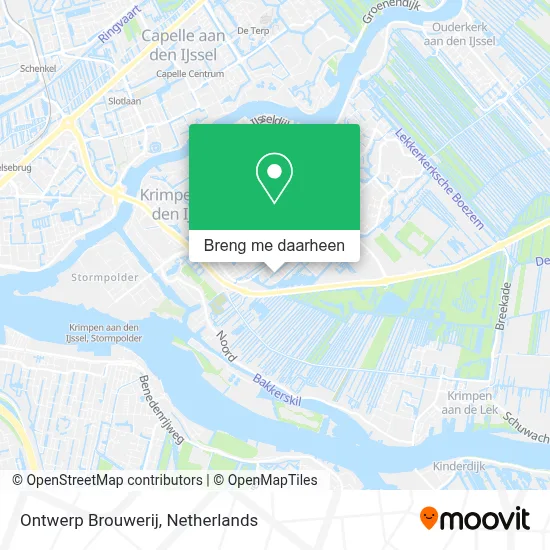 Ontwerp Brouwerij kaart