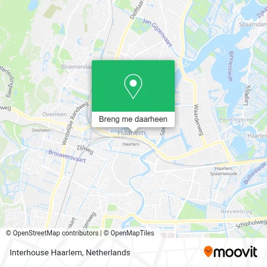 Interhouse Haarlem kaart