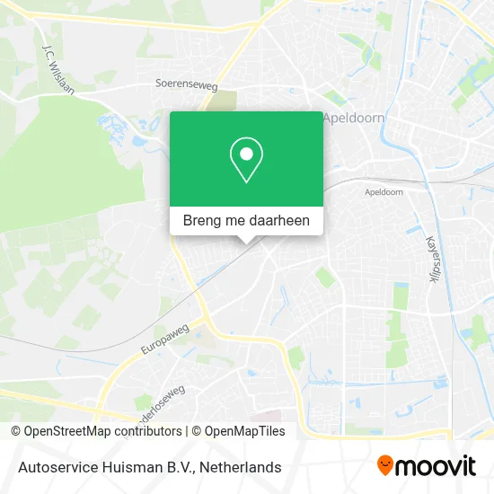 Autoservice Huisman B.V. kaart