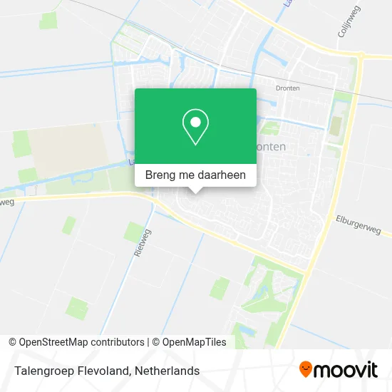 Talengroep Flevoland kaart