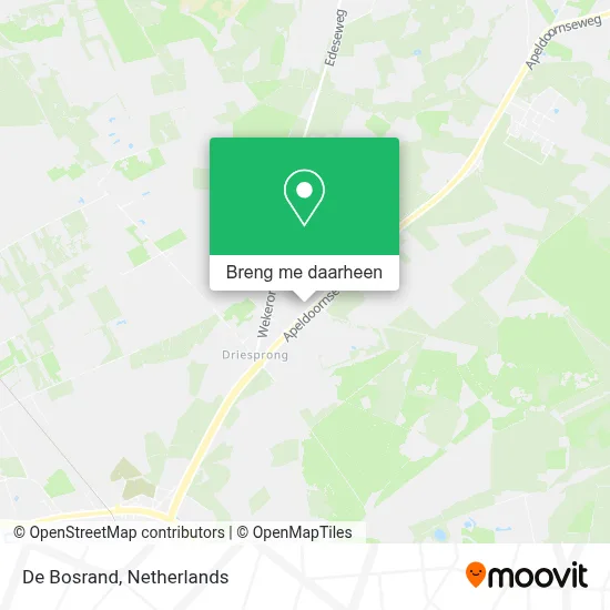 De Bosrand kaart