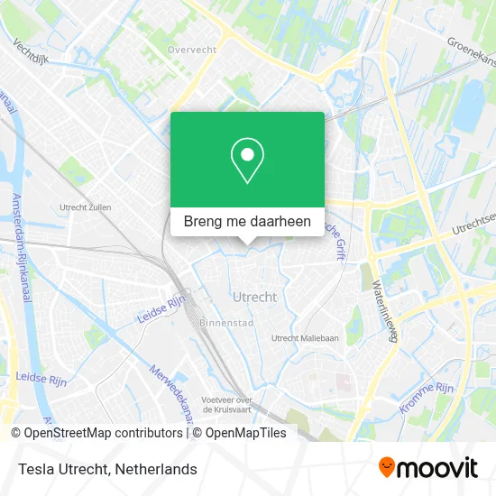 Tesla Utrecht kaart