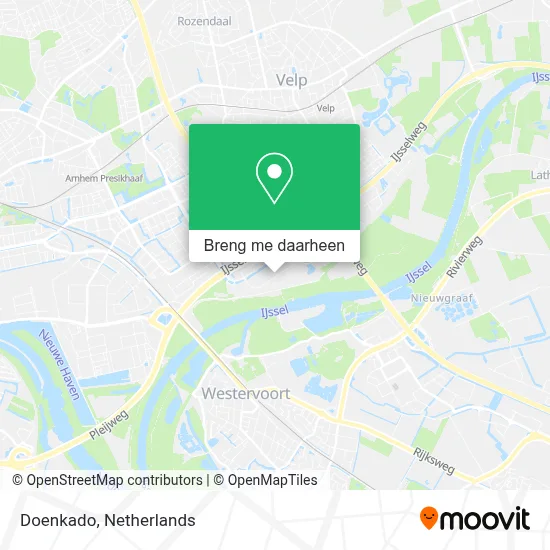 Doenkado kaart
