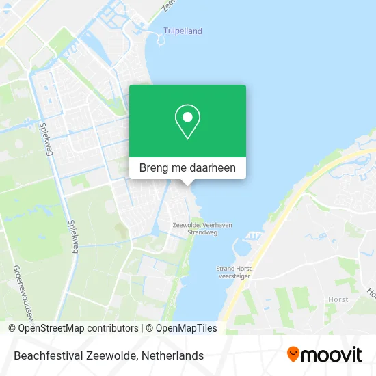 Beachfestival Zeewolde kaart