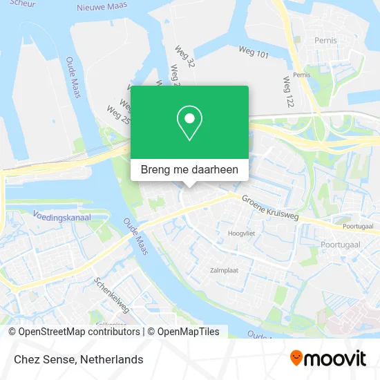 Chez Sense kaart