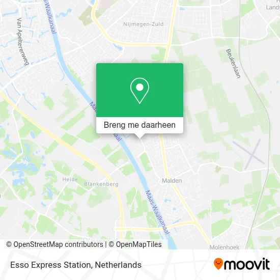 Esso Express Station kaart