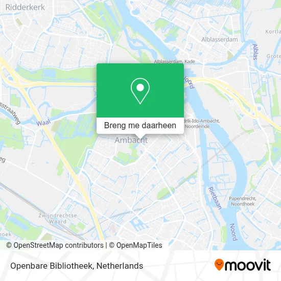 Openbare Bibliotheek kaart