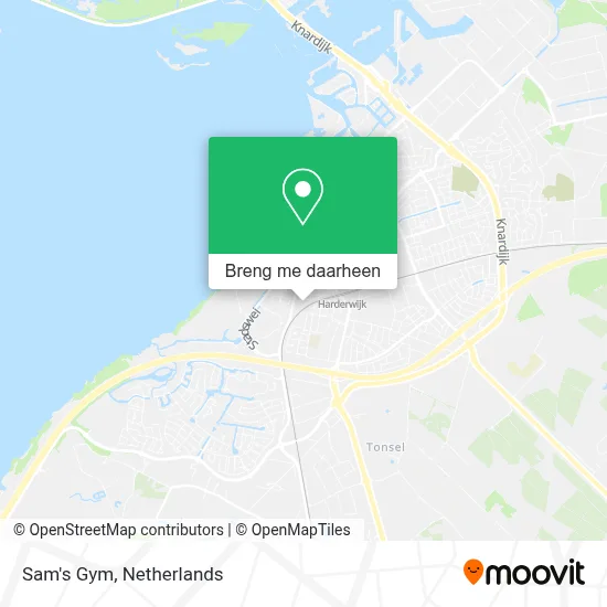 Sam's Gym kaart