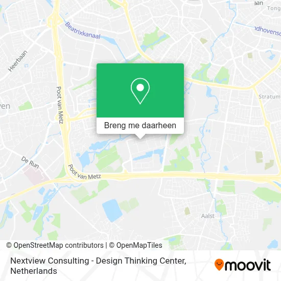 Nextview Consulting - Design Thinking Center kaart