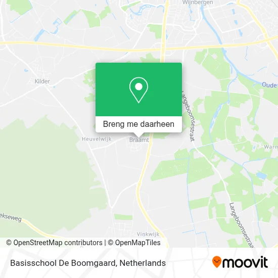 Basisschool De Boomgaard kaart