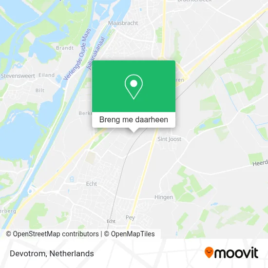 Devotrom kaart