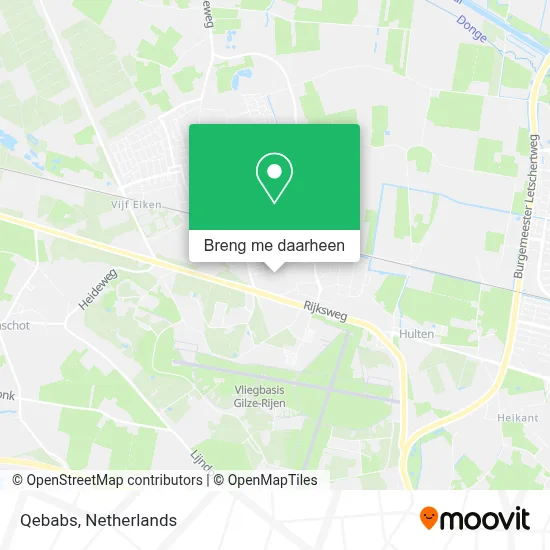 Qebabs kaart