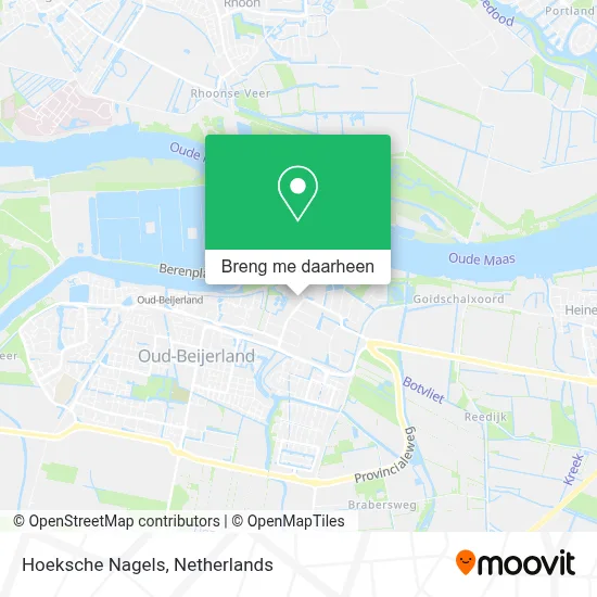 Hoeksche Nagels kaart