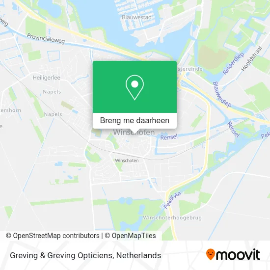 Greving & Greving Opticiens kaart