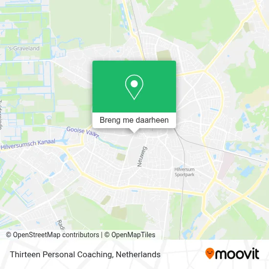 Thirteen Personal Coaching kaart