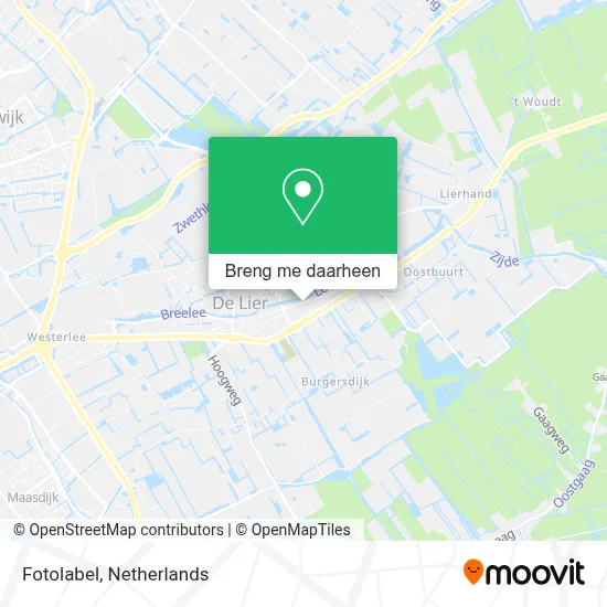 Fotolabel kaart